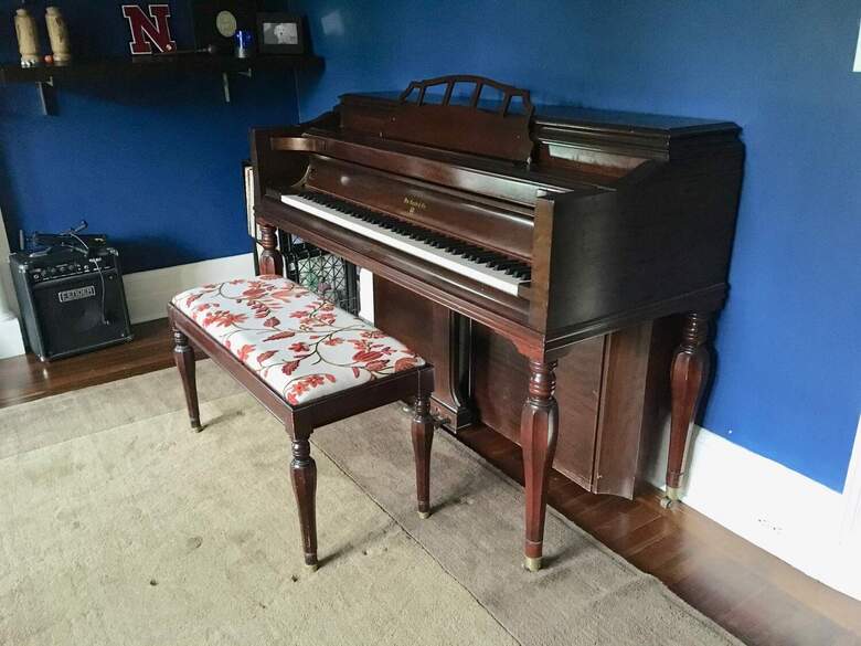 *SOLD* Beautiful sounding upright with ivory keys Piano for sale